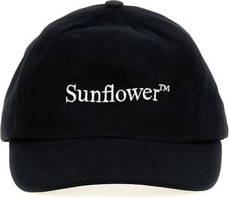 Sunflower Black Logo embroidery cap
