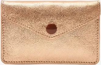 Tusk Orissa Accordion Card Case in Rose Gold at Nordstrom