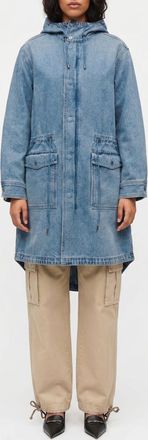 Michael Kors Parka di jeans con cappuccio