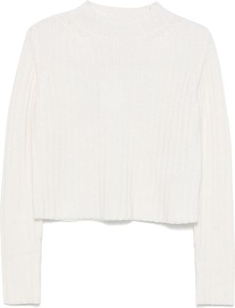 Max Mara Aloa sweater - women - Wool/Cashmere - M - Neutrals