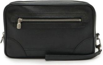 Louis Vuitton Pre-owned Clutches, female, Black, Size: ONE SIZE Pre-owned Leather louis-vuitton-bags