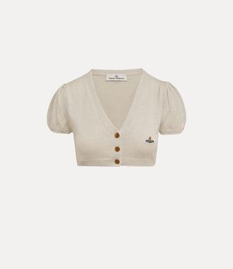 Vivienne Westwood Ida Cardigan Cotton / Cashmere Dusty-white S Women