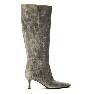 Alexander Wang Vera 65mm Tube Boot - female - Alexander Wang - Heeled Boots - Gray - 3 UK - Shoes