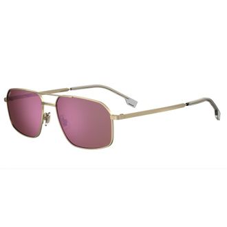 HUGO BOSS Sunglasses, male, Yellow, 58 MM, Gold/Pink Sunglasses Boss 1603/S