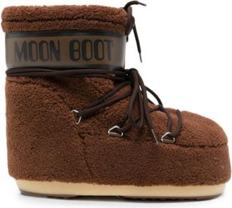 Moon Boot Brown Icon Low Fleece Boots