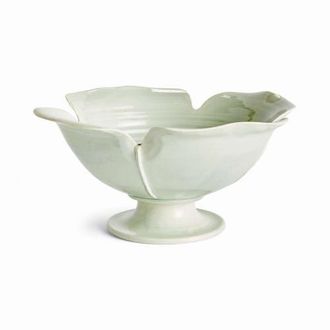 Napa Home & Garden Petalo Footed Bowl in Green at Nordstrom