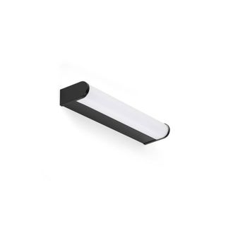 Netlighting Tide 30cm Bathroom Over Mirror Light Matt Black 3000K IP44