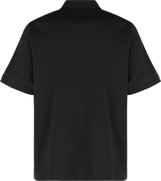 Roberto Collina Mens Cotton Polo Shirt Black T-shirts And Polos