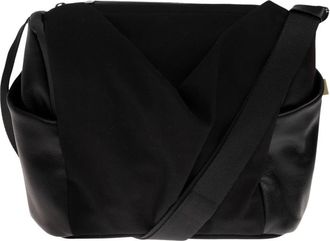 Yohji Yamamoto Drape Sacoche - Heren - Schoudertassen - Zwart - ONE Size - Wol - Tassen