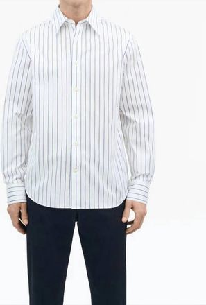 Tiger Of Sweden Formal Striped Bennett Shirt In White