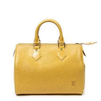 Louis Vuitton Pre-owned Womens Speedy 25 Handbag - Yellow - One Size