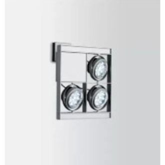 Guzzini Cestelo Grande Applique 4 Vani 3X50Wgx5,3 230V ( Guzzini cod. 3.5105.015.0 )