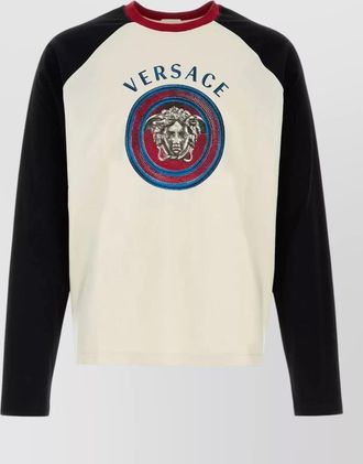 Versace regular-fit printed cotton t-shirt