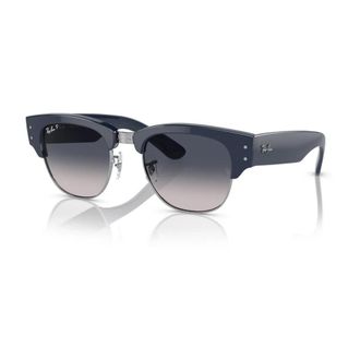 Ray-Ban Klassieke Clubmaster Gepolariseerde Zonnebril - unisex - Zonnebrillen - Blauw - 50 MM - Accessoires