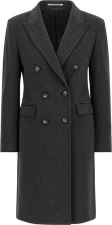 Tagliatore Parigi Jas - Dames - Mantel - Grijs - S - Wol - Jassen