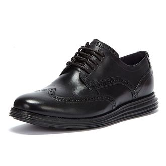 Cole Haan Shop Voor Cole Haan &Oslash;riginalgrand Wing Oxford Heren Zwart/Zwart Brogues