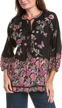 Johnny Was Margot Silk Blouse