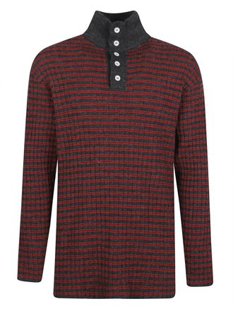 Namacheko Luther Striped Highneck Pullover