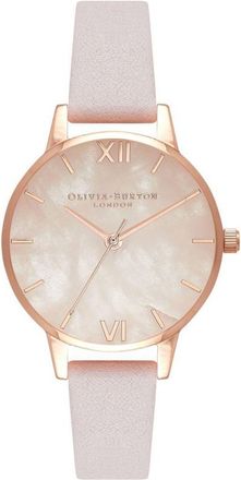 Olivia Burton Onder de Zee Leren Horloge