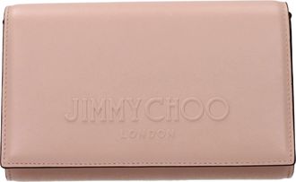Jimmy Choo London Avenue Pochette Damen Rosa/Puderrosa Leder