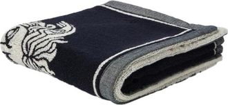 Versace Sport Handdoek Terry Medusa Jacquard - unisex - Handdoeken - Blauw - ONE Size - Katoen - Home