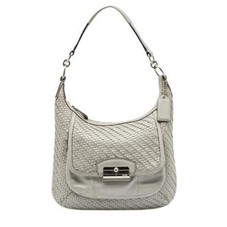Coach Pre-owned Shoulder Bags, female, Gray, Size: ONE SIZE Pre-owned Hobo Bag