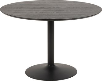 Furniture To Go Ibiza Round Dining Table in Black Ash