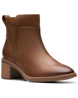 Clarks Lileigh Charm Leather Bootie