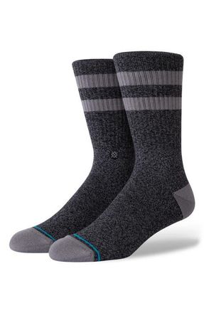 Stance Joven Classic Stripe Crew Socks in Black at Nordstrom, Size Large