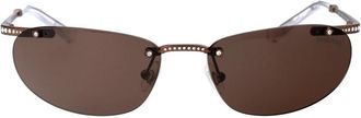 Swarovski Stijlvolle zonnebril voor modieuze uitstraling - Dames - Zonnebrillen - Bruin - 59 MM - Accessoires