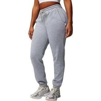 Fabletics Womens Year Round Terry High-Waisted Sweatpant in Classic Grey Heather at Nordstrom, Size Xx-Large Short