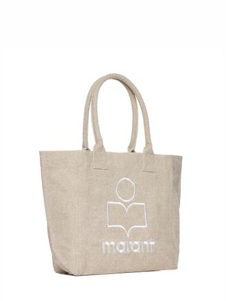 Isabel Marant Womens Tote Bag Yenky Beige Cotton Handbags Hand