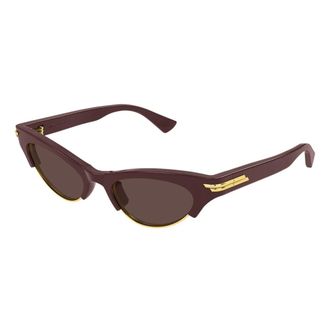 Bottega Veneta Sunglasses, female, Red, Size: 52 MM Bv1431S Cat-eye Sunglasses
