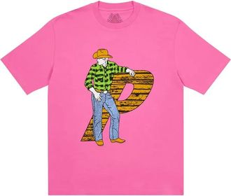 Palace FW22 Saddle Up T-Shirt Pink P23TS051