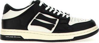 Amiri Skel Top Low Sneakers - Heren - Sneakers - Zwart - 41 EU - Leer - Schoenen