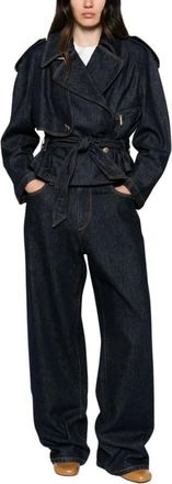 Emporio Armani Denim Jacket - Dames - Spijkerjassen - Blauw - XS - Denim - Jassen