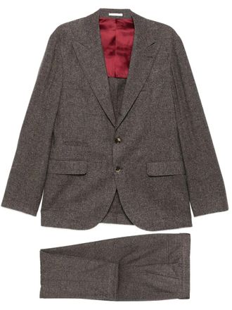 Brunello Cucinelli Pak met twee knopen en zak - Bruin