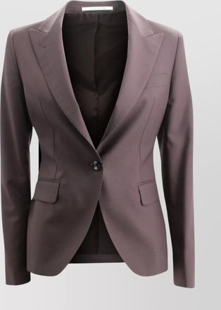 Tagliatore tailored blazer with flap pockets and vent