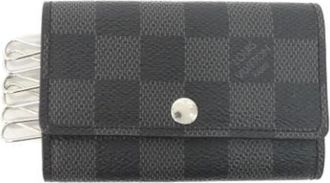 Louis Vuitton Pre-owned Damier Graphite Keycase - - Pre-owned - Uomo - Grigio - ONE SIZE