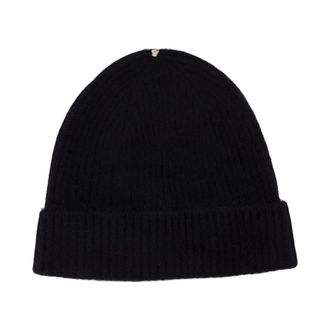 Zadig&Voltaire Beny Beanie - Dames - Hoeden - Zwart - ONE Size - Wol - Accessoires