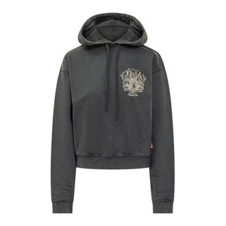 Diesel F-Phoeny Felpa - Dames - Hoodies - Zwart - L - Katoen - Hoodies & sweatvesten