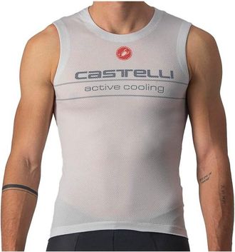 Castelli Active Cooling Sleeveless Kunstfaserunterw&auml;sche f&uuml;r Herren | grau