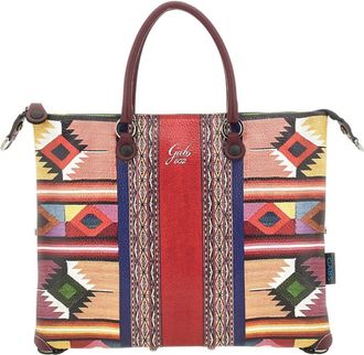 Gabs Omzetbare leren reistas - Dames - Shoppers - Veelkleurig - ONE Size - Katoen - Tassen