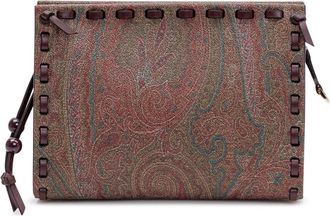 Etro Paisley Jacquard Schoudertas - Dames - Clutches - Bruin - ONE Size - Tassen