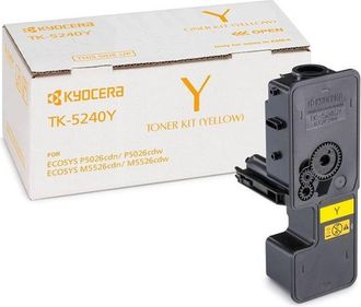 OEM T&oacute;ner Amarillo Original Kyocera Tk-5240y, 1 Unidad, 0t2r7anl
