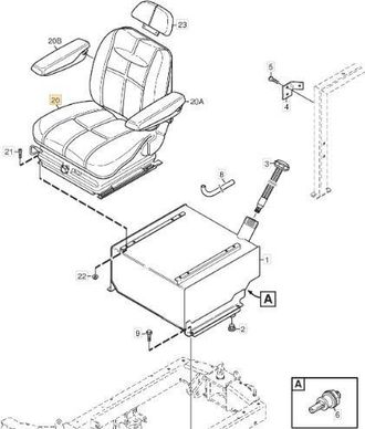 STIGA Sports Asiento Original Stiga Titan - 1134-7215-01