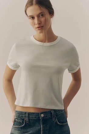 Chaser Jamesonn Tee In White And Mineral Butter Tee