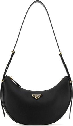 Prada Black Logo Mini Shoulder Bag