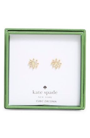 Kate Spade New York mini flower stud earrings in Yellow /Gold at Nordstrom Rack
