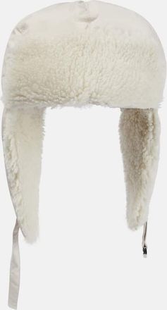 Yves Salomon Shearling-trimmed down hat